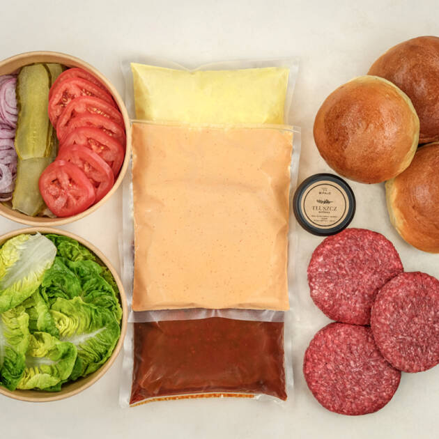 Cheeseburger na 3 szt